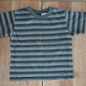 FADED GLORY green/beige/black S/S t-shirt sz 3T boy